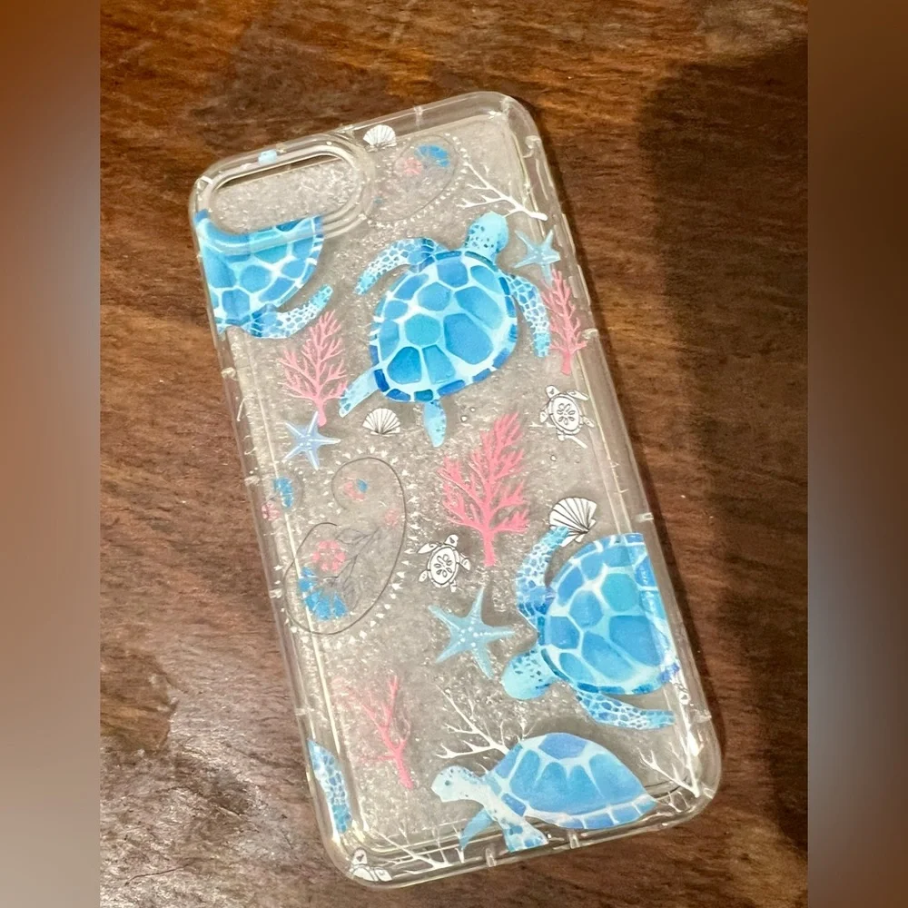 iPhone 7 Plus / 8 Plus Case Sea Turtle Design Clear Protective Cover